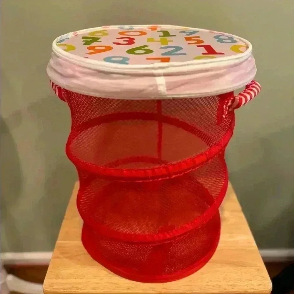 Collapsible IKEA children’s laundry basket - Red - Picture 6 of 6